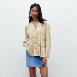 Zara Blouse Size M
